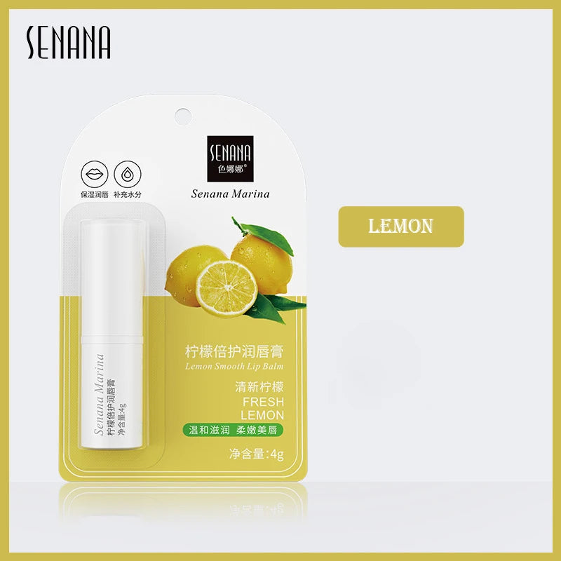 1 Piece Fresh Fruit Moisturizing Lip Balm for Lips Repair Brighten Nourishing Lip Gloss Men and Women Lips Skin Care-Health Wisdom™