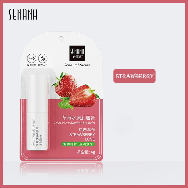 1 Piece Fresh Fruit Moisturizing Lip Balm for Lips Repair Brighten Nourishing Lip Gloss Men and Women Lips Skin Care-Health Wisdom™