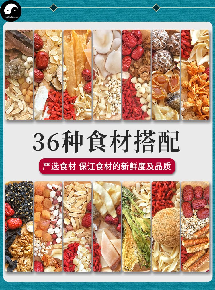 10 Different Chinese Guangdong Soup Ingredients Tang Bao 煲汤料包 Easy DIY Health Soups-Health Wisdom™