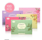 100 Pcs Portable Oil Blotting Sheets 4 Colors Facial Oil-Absorbing Paper Oil Control Face Skin Care Products For Men And Women-Health Wisdom™