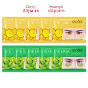 100Pcs=50Pairs Crystal Collagen Eye Mask Moisturizing Anti Dark Circles Anti-wrinkle Sakura Eye Patches Skin Care for Eyes-Health Wisdom™