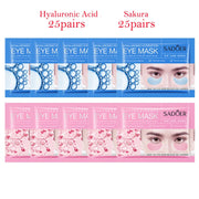 100Pcs=50Pairs Crystal Collagen Eye Mask Moisturizing Anti Dark Circles Anti-wrinkle Sakura Eye Patches Skin Care for Eyes-Health Wisdom™