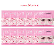 100Pcs=50Pairs Crystal Collagen Eye Mask Moisturizing Anti Dark Circles Anti-wrinkle Sakura Eye Patches Skin Care for Eyes-Health Wisdom™