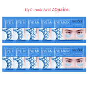 100Pcs=50Pairs Crystal Collagen Eye Mask Moisturizing Anti Dark Circles Anti-wrinkle Sakura Eye Patches Skin Care for Eyes-Health Wisdom™