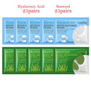 100Pcs=50Pairs Crystal Collagen Eye Mask Moisturizing Anti Dark Circles Anti-wrinkle Sakura Eye Patches Skin Care for Eyes-Health Wisdom™