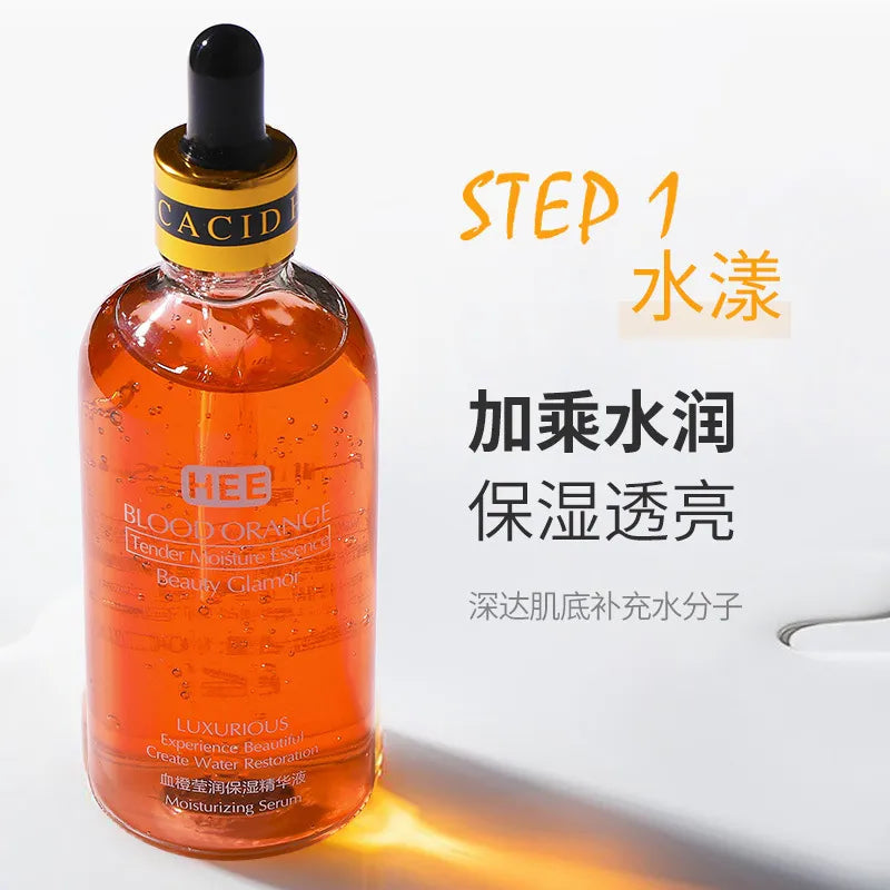 100ml Blood Orange Vitamin C Facial Essence Revitalizing Moisturizing Lifting Firming Brightening Skin Tone Nicotinamide Serum-Health Wisdom™