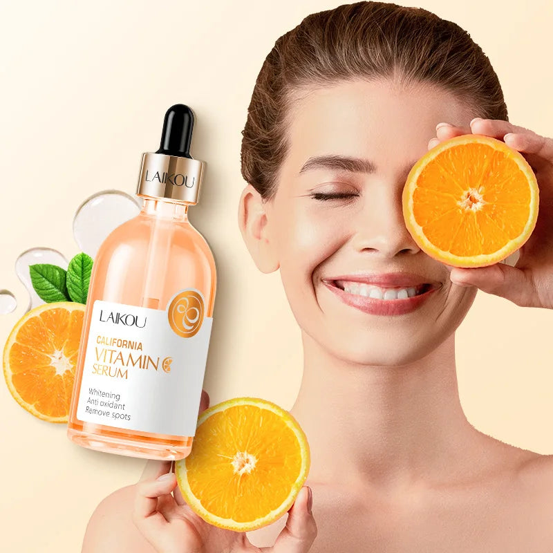 100ml LAIKOU Sakura Serum Vitamin C Essence Moisturizing Anti Wrinkles Whitening Face Serum Beauty Facial Skin Care Products-Health Wisdom™