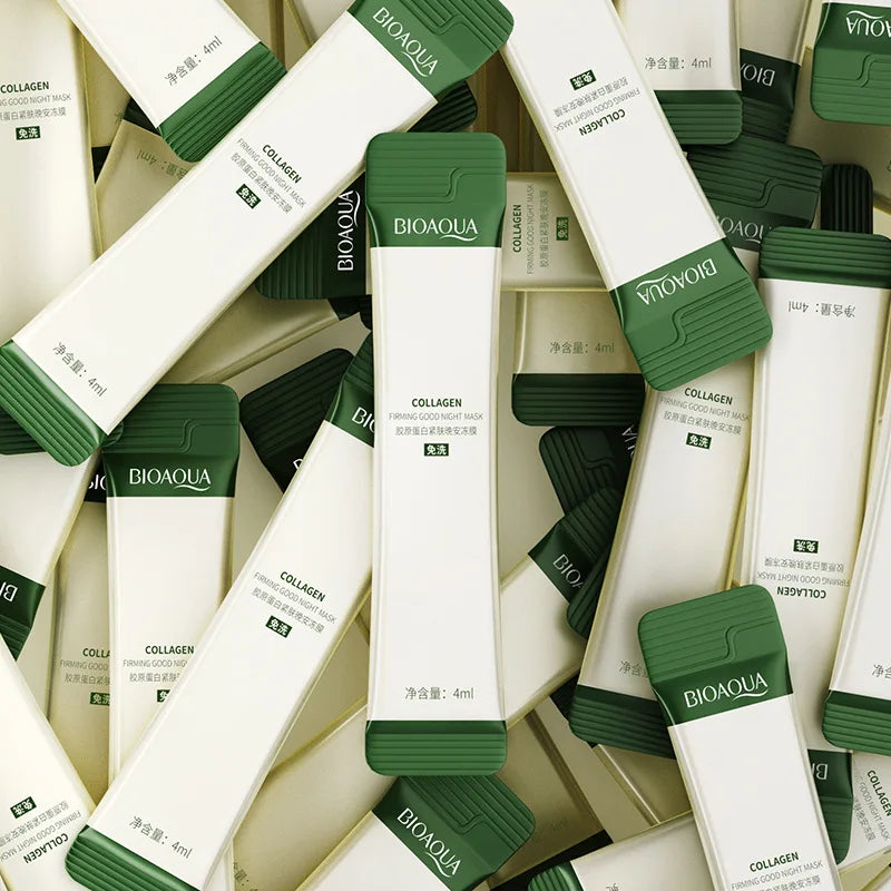 100pcs BIOAQUA Centella Collagen Sleeping Facial Masks Moisturizing Anti-aging Oil-control Korean Face Mask Skin Care for Face-Health Wisdom™