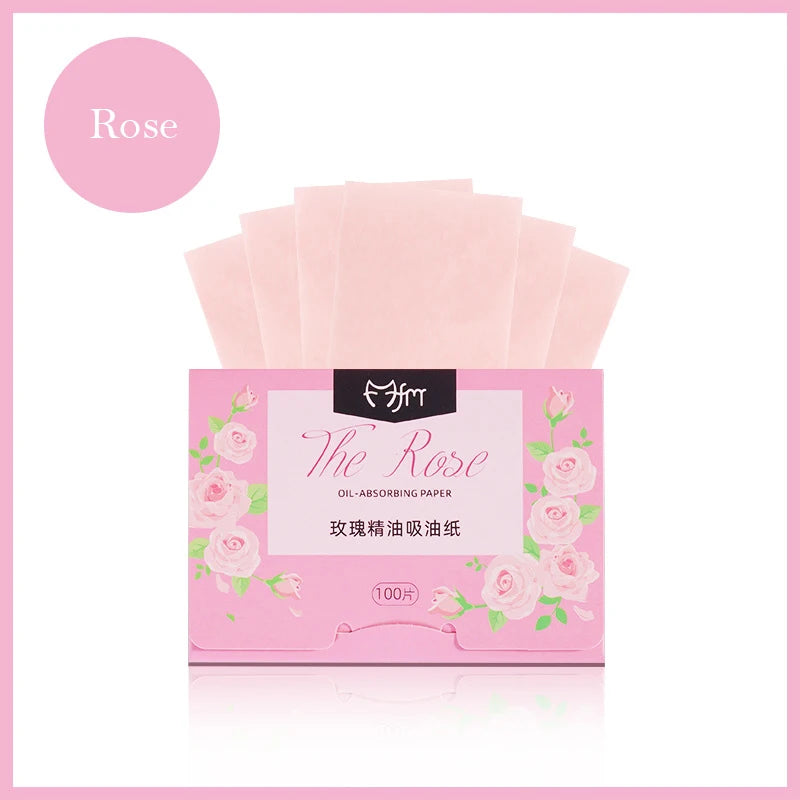 100pcs Facial Absorbent Paper Face Wipes Matcha Anti-grease Paper Oil Absorbing Sheets Cosmetics Makeup Facial Cleaning Tools-Health Wisdom™