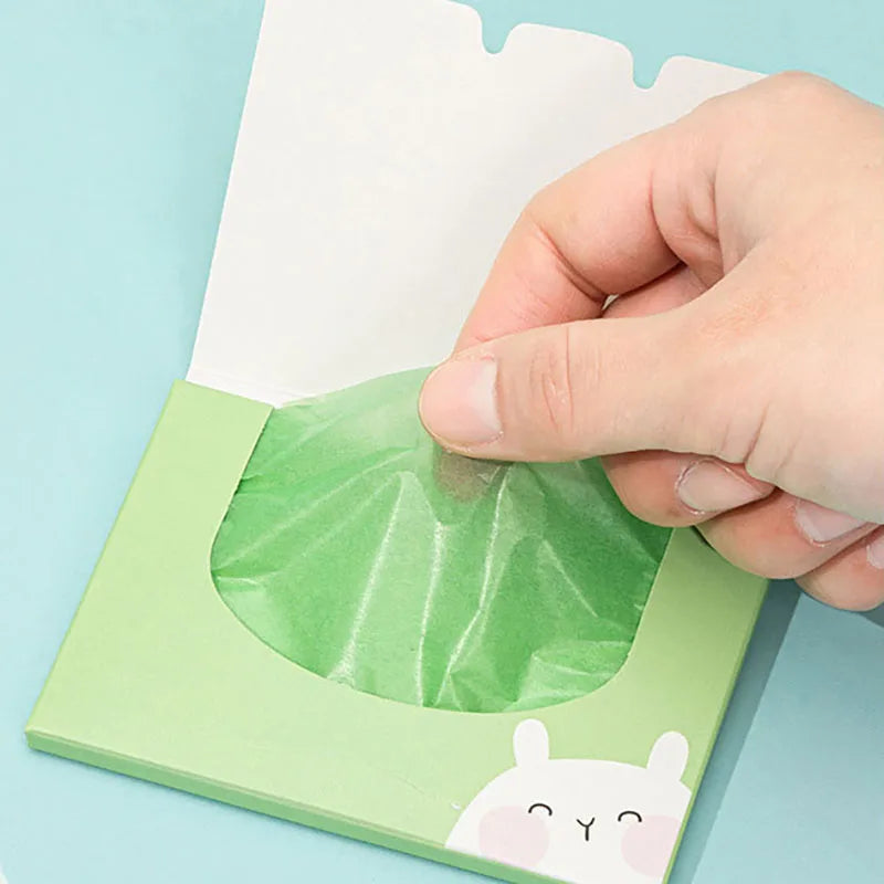 100pcs Fragrance Facial Oil Absorbing Paper facial absorbent paper Face Oil Absorbing Sheets Makeup Tools Skin Care for Women-Health Wisdom™