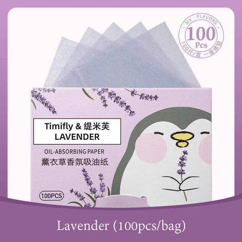 100pcs Fragrance Facial Oil Absorbing Paper facial absorbent paper Face Oil Absorbing Sheets Makeup Tools Skin Care for Women-Health Wisdom™