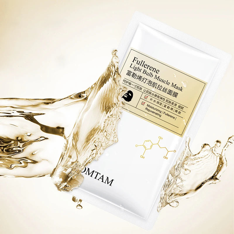 100pcs Fullerene Sleeping Facial Masks skincare Moisturizing Brightening Anti-wrinkles Whitening Face Mask Skin Care Products-Health Wisdom™