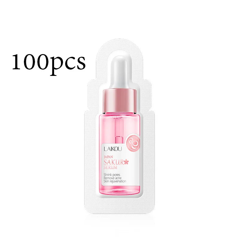 100pcs LAIKOU Sakura Face Serum skincare Moisturizing Brightening Anti Wrinkle Anti-Aging Facial Essence Face Skin Care Products-Health Wisdom™