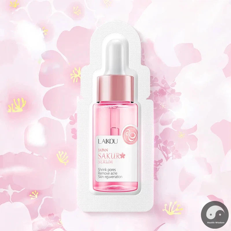 100pcs LAIKOU Sakura Face Serum skincare Moisturizing Brightening Anti Wrinkle Anti-Aging Facial Essence Face Skin Care Products-Health Wisdom™