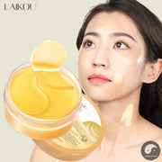 100pcs LAIKOU Snail Crystal Collagen Eye Mask Anti Dark Circles Anti-Wrinkles Moisturizing Eye Patches Eys Skin Care Products-Health Wisdom™
