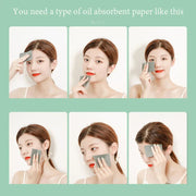100pcs Matcha Facial Absorbent Paper Anti-Grease Face Oil Absorbing Sheets Oil Removing Paper Skincare Products for Women-Health Wisdom™