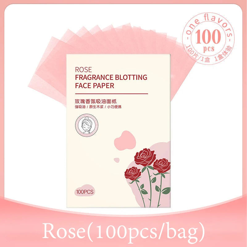 100pcs Matcha Facial Absorbent Paper Anti-Grease Face Oil Absorbing Sheets Oil Removing Paper Skincare Products for Women-Health Wisdom™
