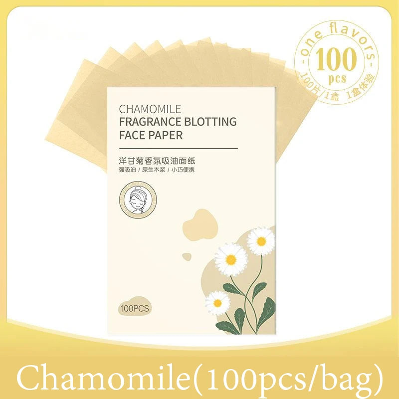 100pcs Matcha Facial Absorbent Paper Anti-Grease Face Oil Absorbing Sheets Oil Removing Paper Skincare Products for Women-Health Wisdom™