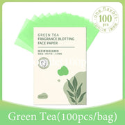 100pcs Matcha Facial Absorbent Paper Anti-Grease Face Oil Absorbing Sheets Oil Removing Paper Skincare Products for Women-Health Wisdom™