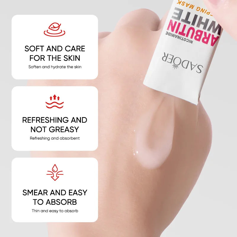 100pcs Niacinamide Arbutin Sleeping Facial Masks Anti-wrinkle Whitening Firming Face Masks skincare No-wash Sleep Facial Mask-Health Wisdom™