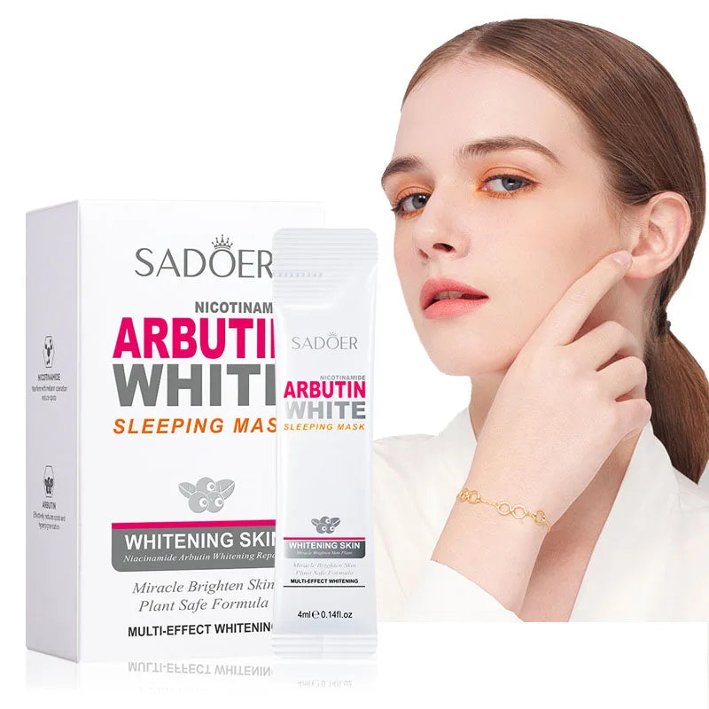 100pcs Niacinamide Arbutin Sleeping Facial Masks Anti-wrinkle Whitening Firming Face Masks skincare No-wash Sleep Facial Mask-Health Wisdom™