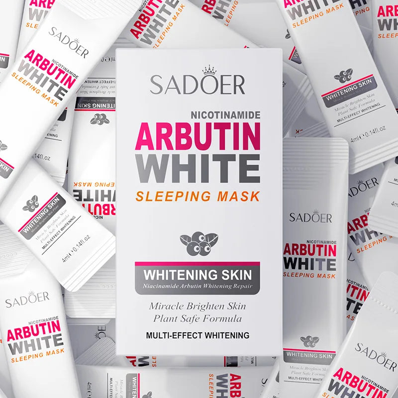 100pcs Niacinamide Arbutin Sleeping Facial Masks Anti-wrinkle Whitening Firming Face Masks skincare No-wash Sleep Facial Mask-Health Wisdom™