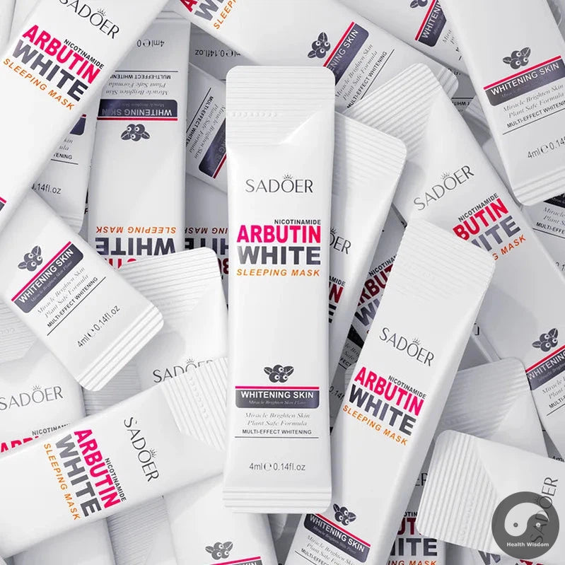100pcs Niacinamide Arbutin Sleeping Facial Masks Anti-wrinkle Whitening Firming Face Masks skincare No-wash Sleep Facial Mask-Health Wisdom™