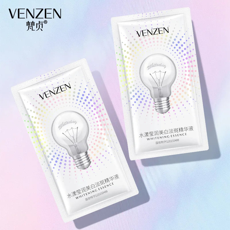 100pcs VENZEN Nicotinamide Whitening Serum Facial skincare Moisturizing Brightening Anti Spots Anti-aging Face Essence Skin Care-Health Wisdom™