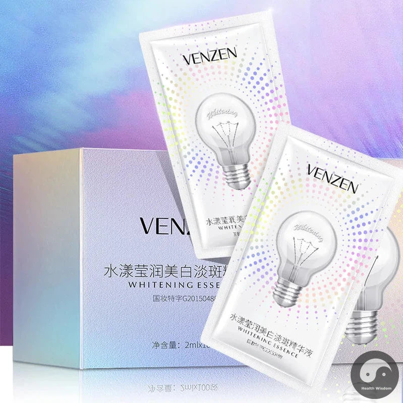 100pcs VENZEN Nicotinamide Whitening Serum Facial skincare Moisturizing Brightening Anti Spots Anti-aging Face Essence Skin Care-Health Wisdom™