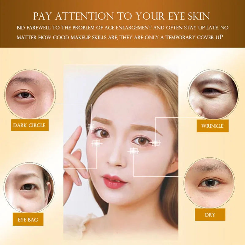 100pcs=50pairs Gold Collagen Eye Mask skincare Anti-Aging Anti Dark Circles Remove Puffiness Moisturizing Eye Patches Skin Care-Health Wisdom™