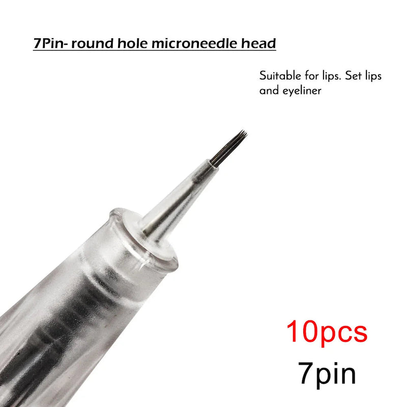 10/50pcs Screw Slot Micro Needle Pen Electric Derma Pen 9pin /12pin /36pin /nano/3D Needles Cartridges for Face Skin Hair Growth-Health Wisdom™