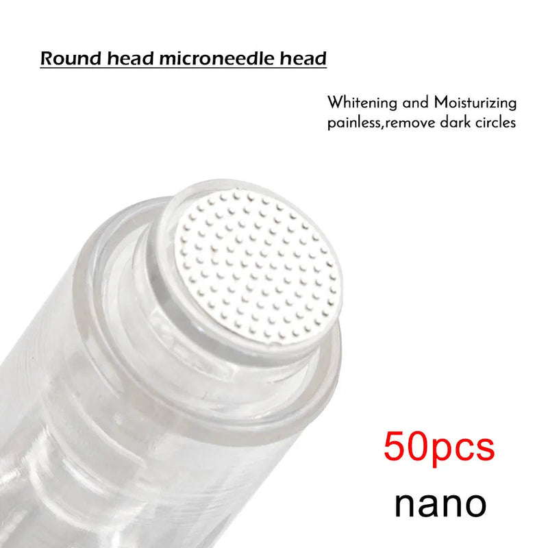 10/50pcs Screw Slot Micro Needle Pen Electric Derma Pen 9pin /12pin /36pin /nano/3D Needles Cartridges for Face Skin Hair Growth-Health Wisdom™