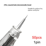10/50pcs Screw Slot Micro Needle Pen Electric Derma Pen 9pin /12pin /36pin /nano/3D Needles Cartridges for Face Skin Hair Growth-Health Wisdom™