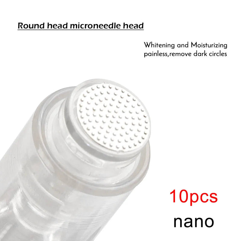 10/50pcs Screw Slot Micro Needle Pen Electric Derma Pen 9pin /12pin /36pin /nano/3D Needles Cartridges for Face Skin Hair Growth-Health Wisdom™