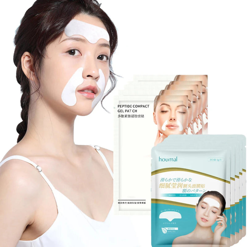 10Pcs Face Care Mask Remove Frown Lines Anti Wrinkle Patches Gel Nasolabial Folds Mask Anti Aging Firming Lifting Skin Stickers-Health Wisdom™