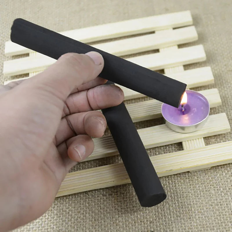 10Pcs Micro Smoke Moxa Sticks Mugwort Smokeless Roll Warm Acupuncture Massage Therapy Chinese Medicine Health Care 12*120mm-Health Wisdom™