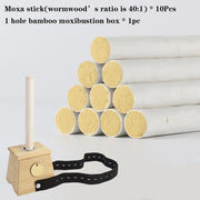 10Pcs/Box Moxibustion Stick Using Nature Wormwood Chinese Medicine Moxa Care Warm Meridian Massage Relieve Pain Health Care-Health Wisdom™