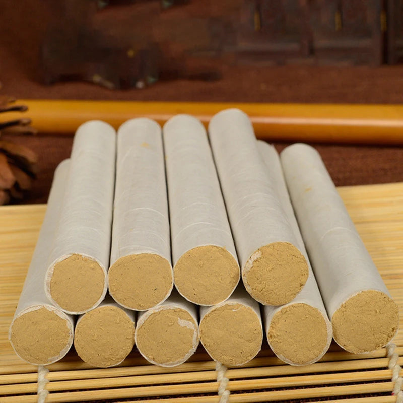 10Pcs/Box Moxibustion Stick Using Nature Wormwood Chinese Medicine Moxa Care Warm Meridian Massage Relieve Pain Health Care-Health Wisdom™