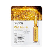 10pcs 24K Gold Facial Masks Face skincare Firming Moisturizing Anti-Aging Anti Wrinkle Face Mask Facial Skin Care Products-Health Wisdom™