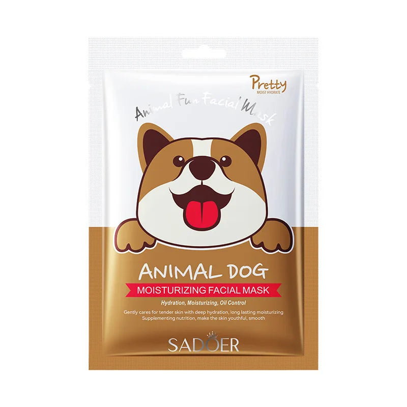 10pcs Animal Dog Pattern Moisturizing Facial Masks skincare Anti-Aging Nourishing Hydrating Face Mask Beauty Skin Care Products-Health Wisdom™