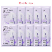 10pcs BIOAQUA Centella Collagen Face Mask Moisturizing Anti-aging Face Sheet Mask Hyaluronic Acid Facial Masks Beauty Skin Care-Health Wisdom™