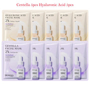 10pcs BIOAQUA Centella Collagen Face Mask Moisturizing Anti-aging Face Sheet Mask Hyaluronic Acid Facial Masks Beauty Skin Care-Health Wisdom™