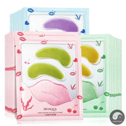 10pcs BIOAQUA Collagen Eye Mask Lip Mask Combination Moisturizing Lip Patch Anti-wrinkle Anti Dark Circles Eye Patches Skin Care-Health Wisdom™