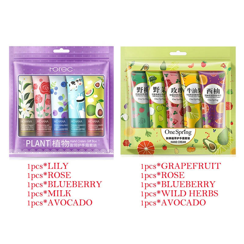 10pcs BIOAQUA Fruit Fragrance Hand Cream Sakura Moisturizing Handcream Sets Hand Care Anti-wrinkle Anti Chap Skin Care for Hands-Health Wisdom™