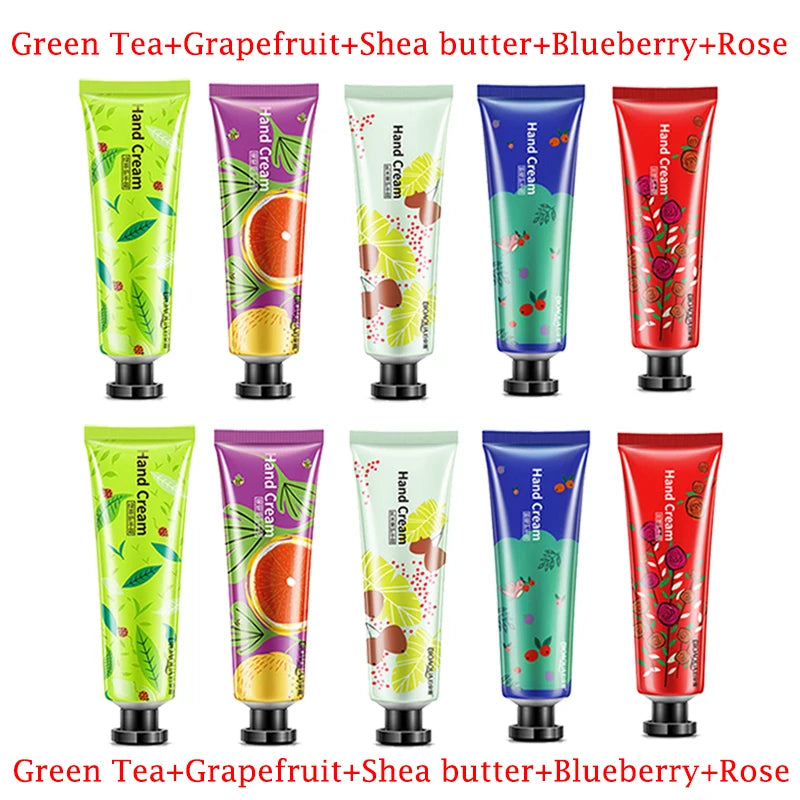 10pcs BIOAQUA Fruits Hand Cream Sets Moisturizing Sakura Hands Cream Anti-chapping Nourishing Repairing Handcream Hand Skin Care-Health Wisdom™