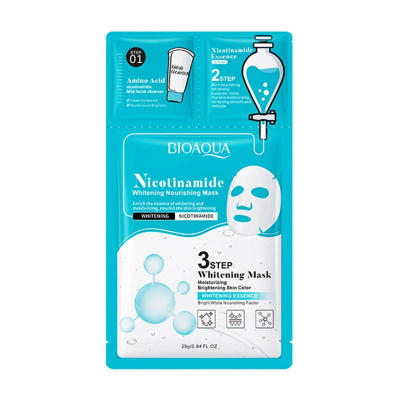 10pcs BIOAQUA Hyaluronic Acid Collagen Face Mask Sets Moisturizing Anti Wrinkle Whitening Facial Masks Skin Care Products-Health Wisdom™