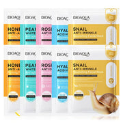 10pcs BIOAQUA Hyaluronic Acid Face Mask skincare Moisturizing Anti-aging Anti Wrinkle Whitening Facial Masks for Face Skin Care-Health Wisdom™