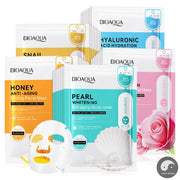 10pcs BIOAQUA Hyaluronic Acid Face Mask skincare Moisturizing Anti-aging Anti Wrinkle Whitening Facial Masks for Face Skin Care-Health Wisdom™