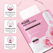 10pcs BIOAQUA Rose Face Mask skincare Moisturizing Brightening Anti-aging Nourishing Facial Masks for Beauty Face Skin Care-Health Wisdom™