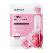 10pcs BIOAQUA Rose Face Mask skincare Moisturizing Brightening Anti-aging Nourishing Facial Masks for Beauty Face Skin Care-Health Wisdom™